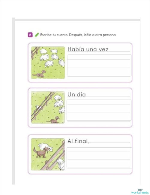 PRUEBA DE LENGUAJE Y COMUNICACION. Ficha interactiva | TopWorksheets