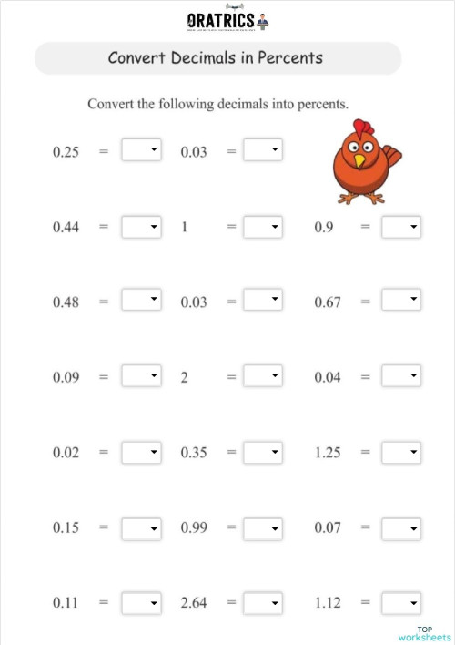 Grade 6 79. Interactive worksheet | TopWorksheets