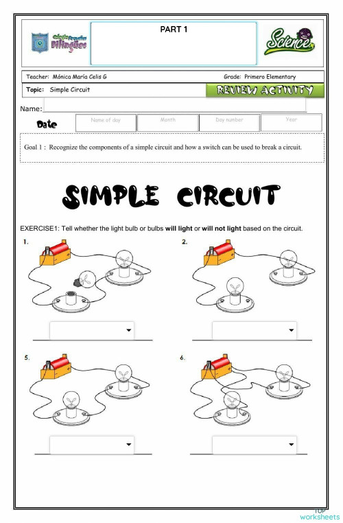 Electricity Vocabulary. Interactive worksheet TopWorksheets