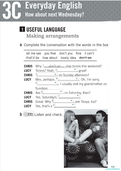 Lösungsheft Workbook Access 3 Workbook Lösungen Seite 34 UNIT 3C WORKBOOK. Interactive worksheet | TopWorksheets