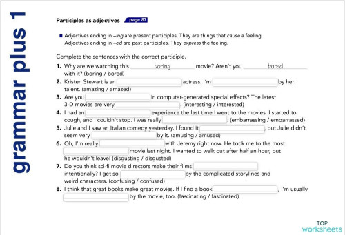 IC213 grammar plus 01. Interactive worksheet | TopWorksheets
