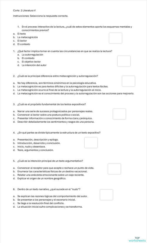 Comunicación: fichas interactivas y ejercicios online | TopWorksheets