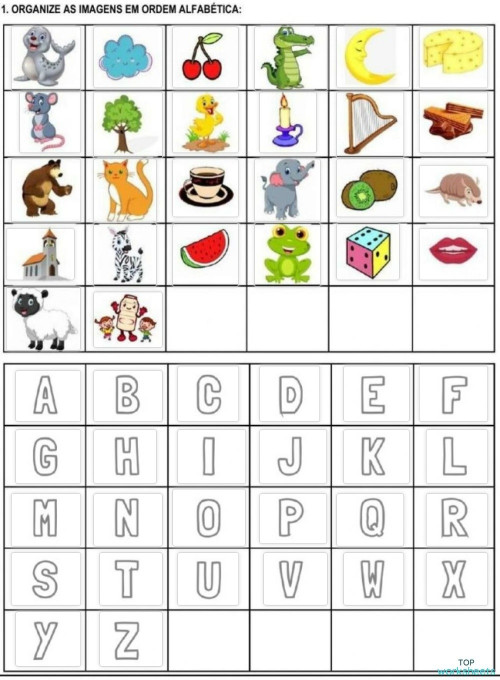 Odem alfabética. Ficha interativa | TopWorksheets