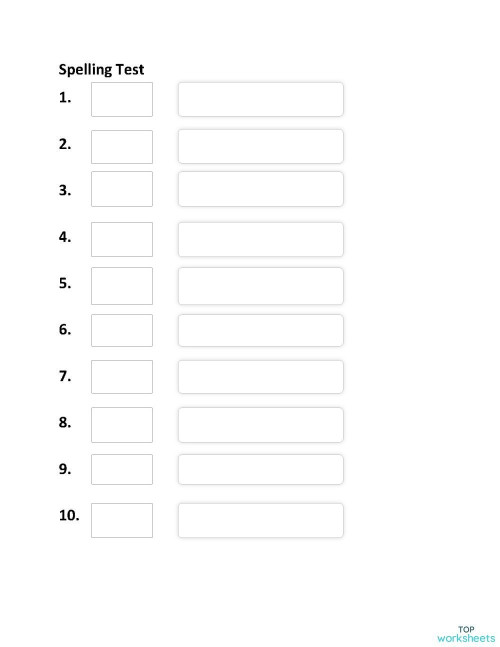 spelling interactive worksheets and online exercises topworksheets