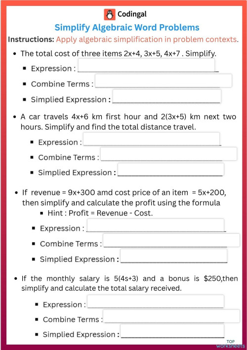 M_G06M08L37_WE02_Simplifying_Algebraic_Expressions_6. Interactive ...