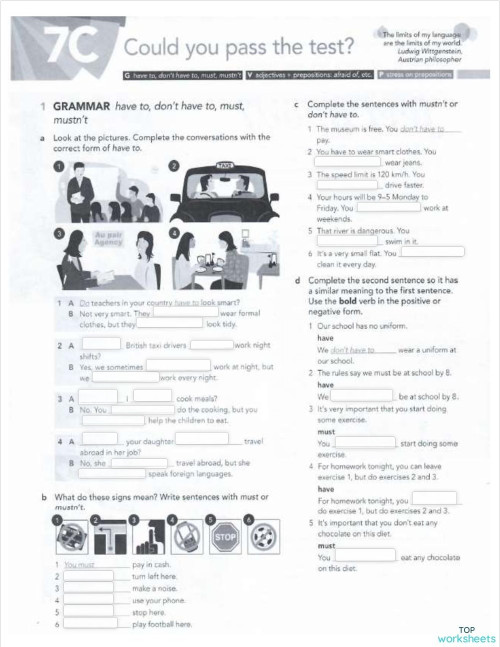 ACT 3: FILE 7C- COULD YOU PASS THE TEST?. Interactive worksheet ...