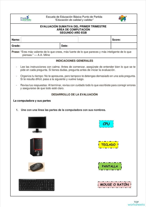 Tecnologías de la Información y la Comunicación: fichas interactivas y ...