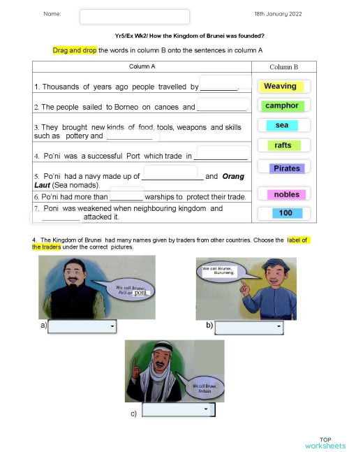 CHAPTER 1: How was the Kingdom of Brunei founded?. Interactive ...