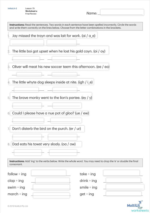 Lesson 79 Final Review. Interactive worksheet | TopWorksheets