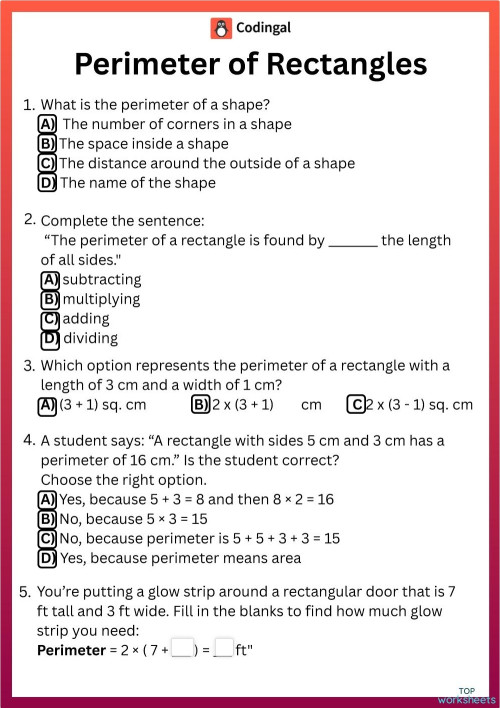 M_G05M16L45_WC01_Perimeter of_Rectangles_1. Interactive worksheet ...