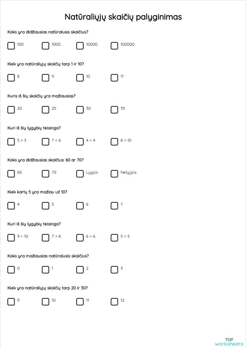 5 klasė: interactive worksheets and online exercises | TopWorksheets