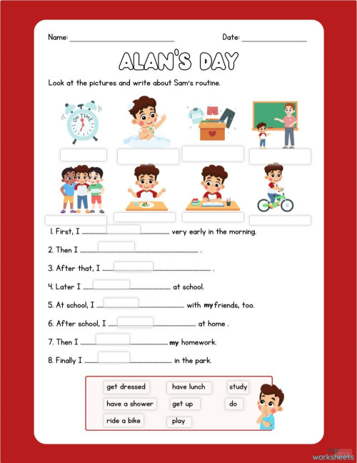 Alan 17/09. Interactive worksheet | TopWorksheets