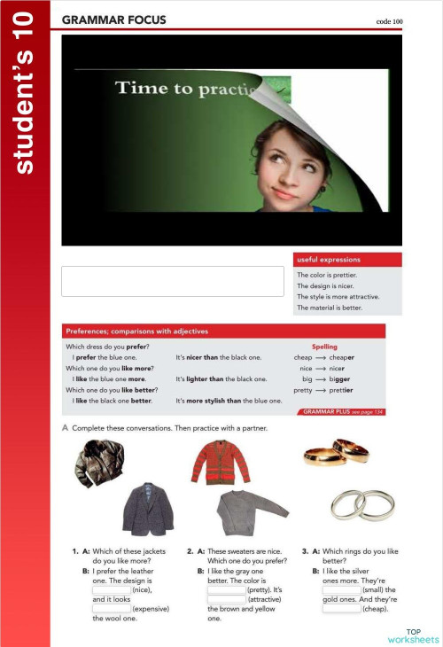 IC103 Student's 10 + Workbook 07 + Workbook 09 + Grammar plus 02 ...
