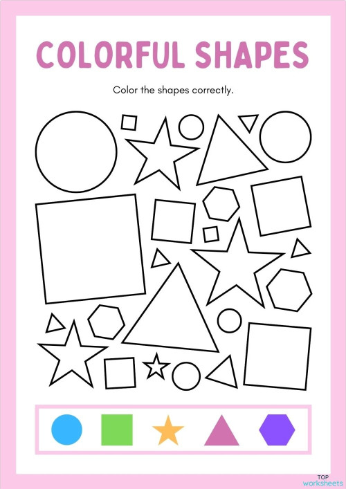 Line Tracing Worksheet in Blue Simplistic Style. Interactive worksheet ...