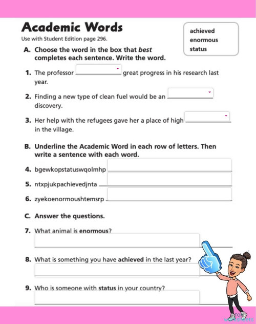 vocabulary interactive worksheets and online exercises topworksheets