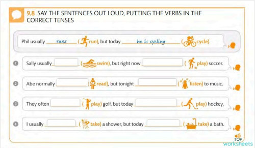 9.8 Routines & exceptions. Interactive worksheet | TopWorksheets