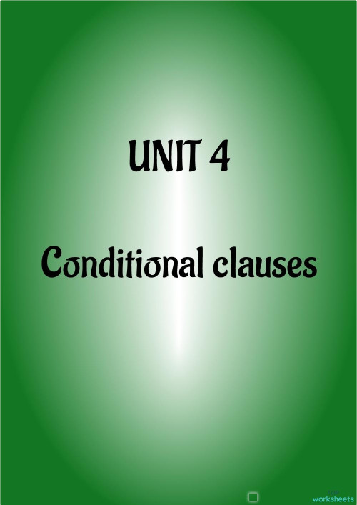 CONDITIONALS: interactive worksheets and online exercises | TopWorksheets