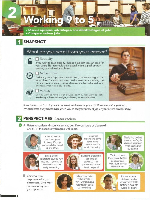 unit 2- working 9 to 5. Interactive worksheet | TopWorksheets