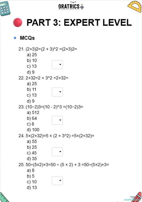 Grade 9 8 3. Interactive worksheet | TopWorksheets