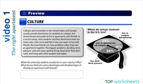 IC203 video 01. Interactive worksheet | TopWorksheets