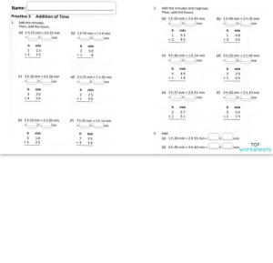 Chapter 14 Time YM 3B PG 83-87 WS2. Interactive worksheet | TopWorksheets