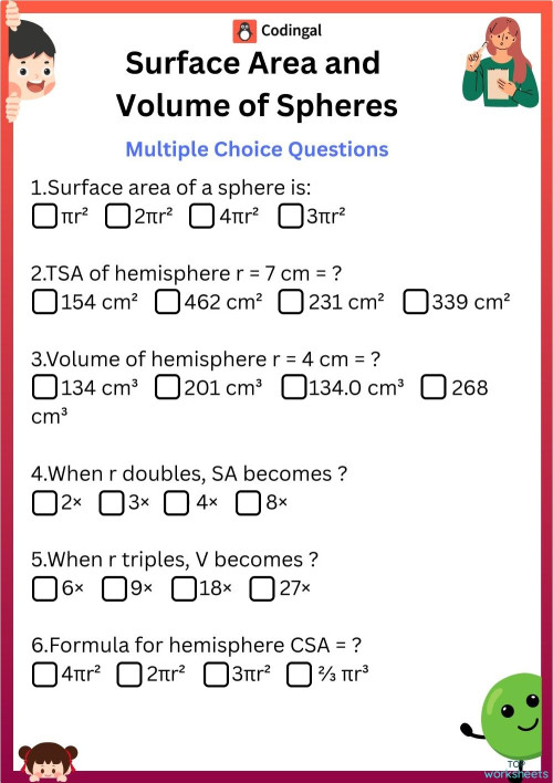 M_G08M20L61_WE01_Surface Area and Volume of Spheres. Interactive ...