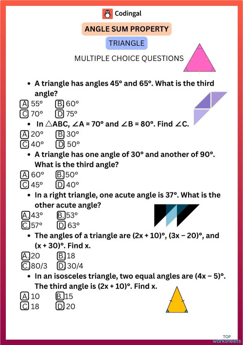 M_G07M13L47_WC01_Solving_for_Missing_Angles_in_Triangles_. Interactive ...