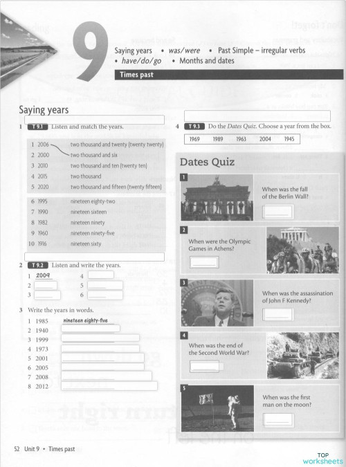 BEGINNER 09- PRACTICE 1. Interactive worksheet | TopWorksheets