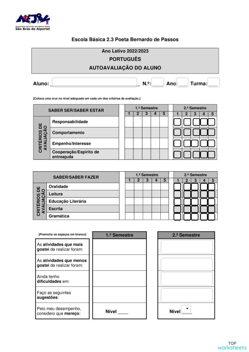 8º ano: fichas interativas e exercícios online | TopWorksheets