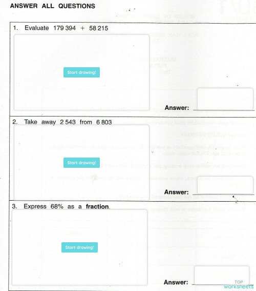 Area: interactive worksheets and online exercises | TopWorksheets