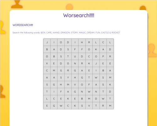 Worsearch!!!!!. Interactive worksheet | TopWorksheets