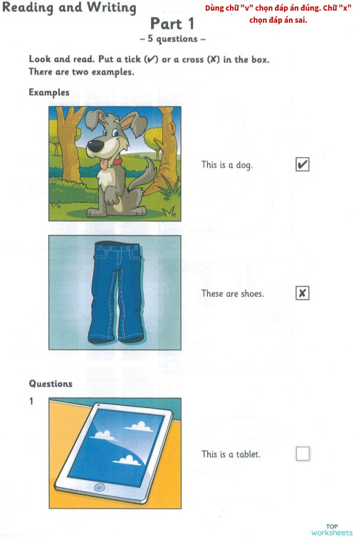 Book 3_Reading and Writing Test 2 (40). Interactive worksheet