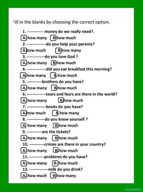 Quantifiers Interactive Worksheet Topworksheets Quantifiers Interactive Worksheet Topworksheets