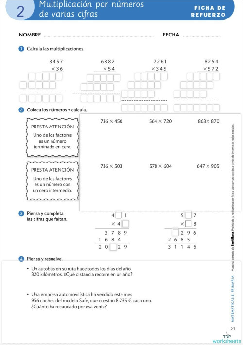 5-primaria-fichas-interactivas-y-ejercicios-online-topworksheets