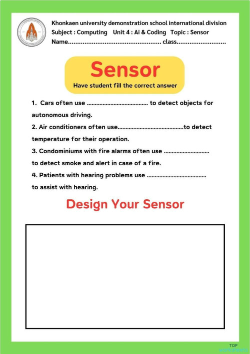 G3 | Unit 4 Ai 1nd Coding : Worksheet 2. Interactive worksheet ...