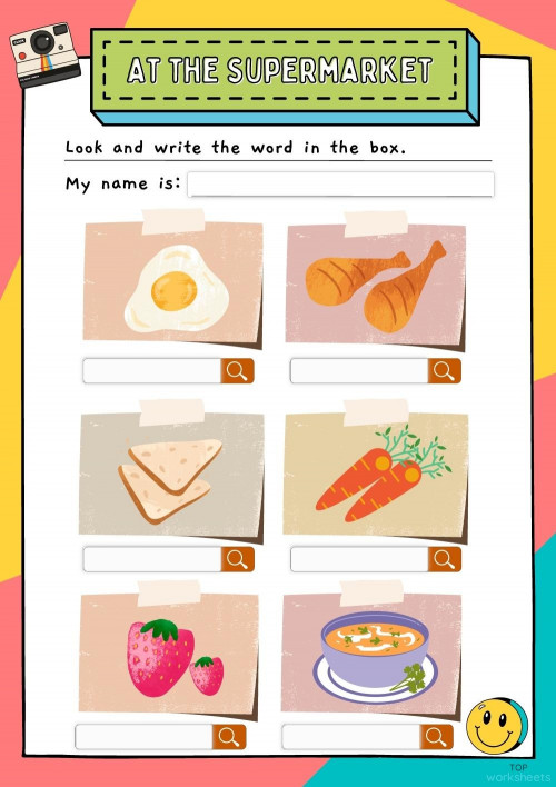 at the supermarket interactive worksheet topworksheets