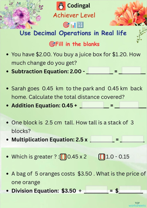 M_G05M09L25_WA03_Applying Decimals to Real-World Problems. Interactive ...