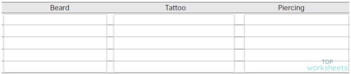 complete the table Paymentezz 20.02.2023. Interactive worksheet ...