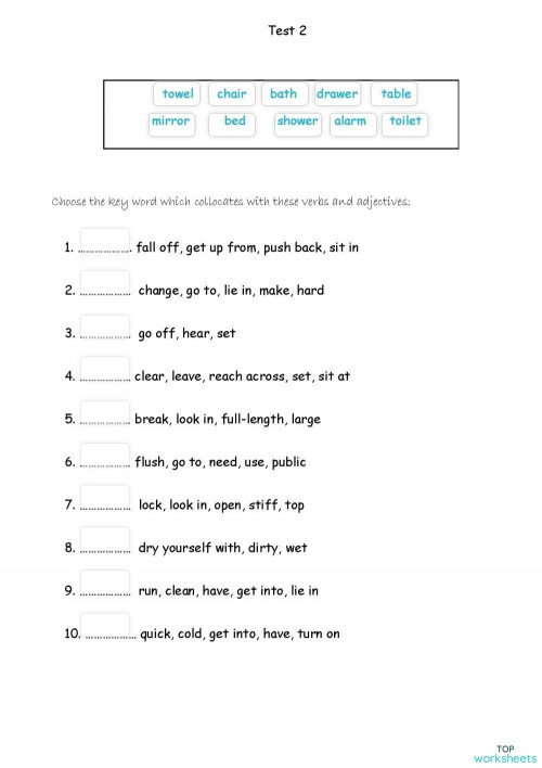english language interactive worksheets and online exercises topworksheets
