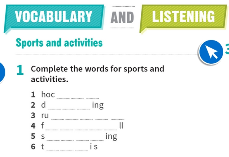 UNIT 9 VOCABULARY AND LISTENING PAG 40. Interactive worksheet ...