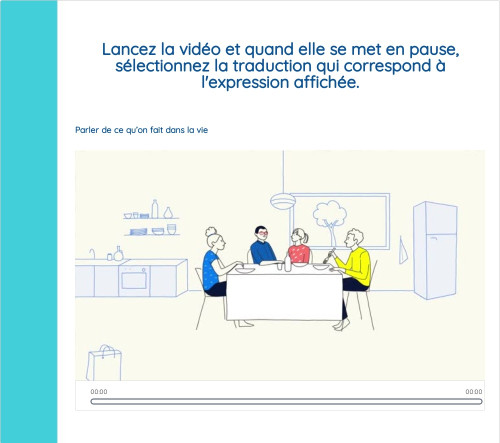 Lancez la vidéo et quand elle se met en pause, sélectionnez la ...
