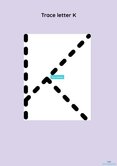 Lesson K1 (Level 1). Interactive worksheet TopWorksheets