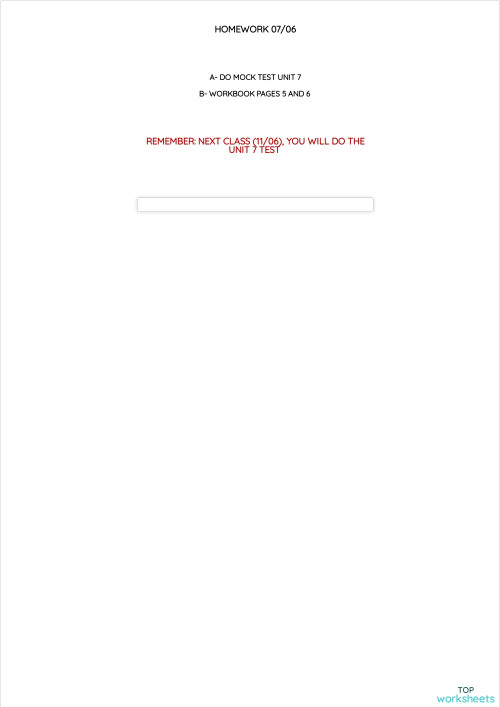 HOMEWORK 16/08. Interactive worksheet | TopWorksheets