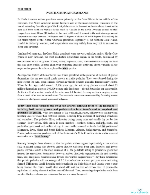 Reading 2 Part 3 Interactive Worksheet Topworksheets