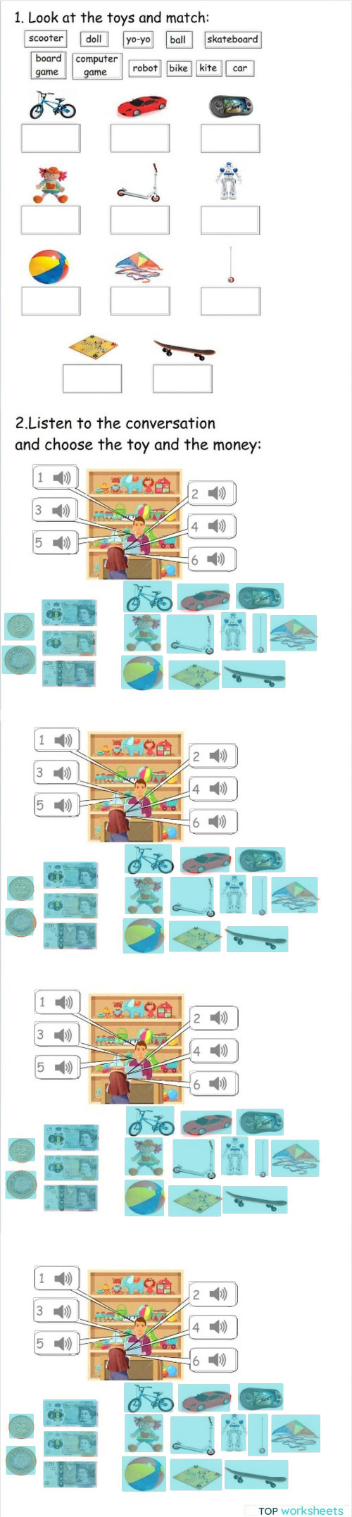 Tiger 1 Unit 6 Interactive Worksheet Topworksheets