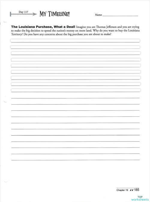 Chapter 19 pg 185 186 my timeline interactive worksheet topworksheets