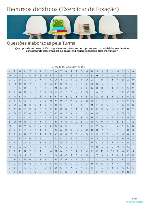 Importância dos recursos didáticos no ensino de Ciências e Biologia ...