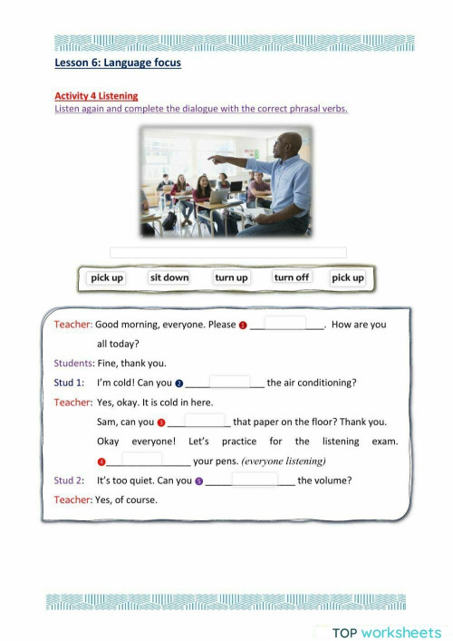 Access 8 - T2 - U5 - L6 - Act 4 interactive. Interactive worksheet ...