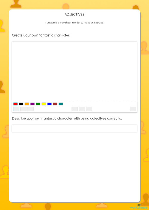 ADJECTIVES. Interactive worksheet | TopWorksheets