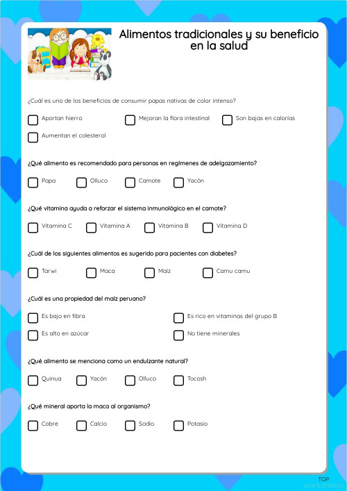 alimentos naturales, procesados y ultraprocesados. Ficha interactiva ...